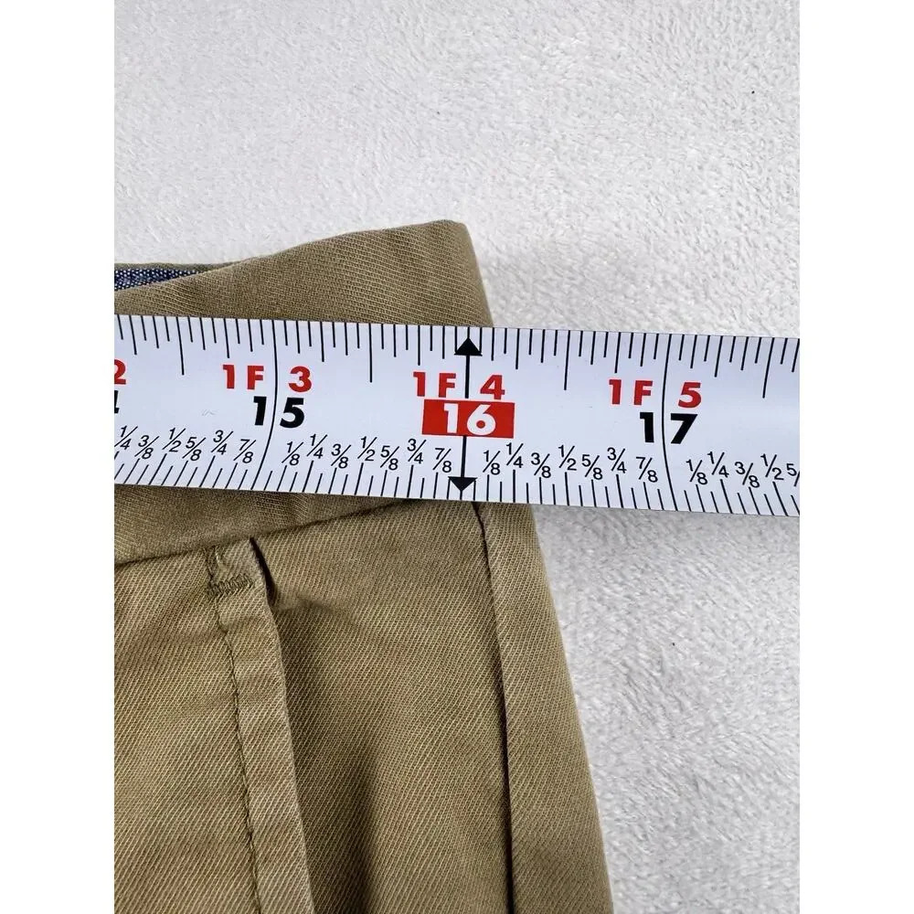 Chino Pants Banana Republic Men’s 32x30 Khaki Tailored Straight Blue Lining
